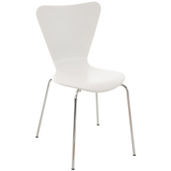 Chaise visiteur Calisto | blanc