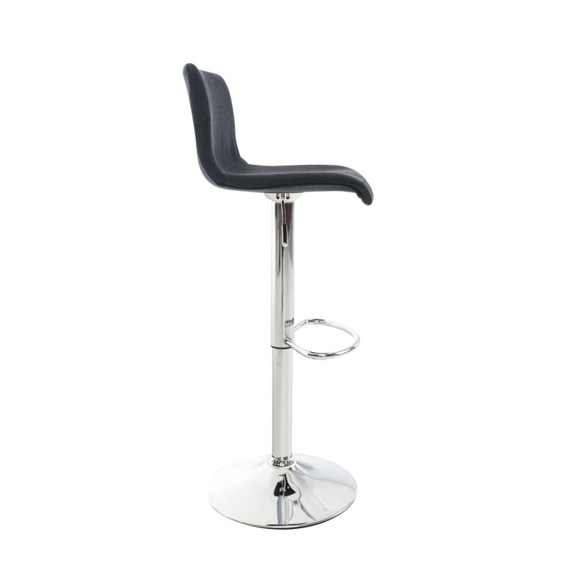 Tabouret de bar Hoover tissu C noir