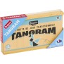 Jeu de tangram en bois - JEUJURA - 8144 - Coffret en bois - 7 pieces - 30 modeles