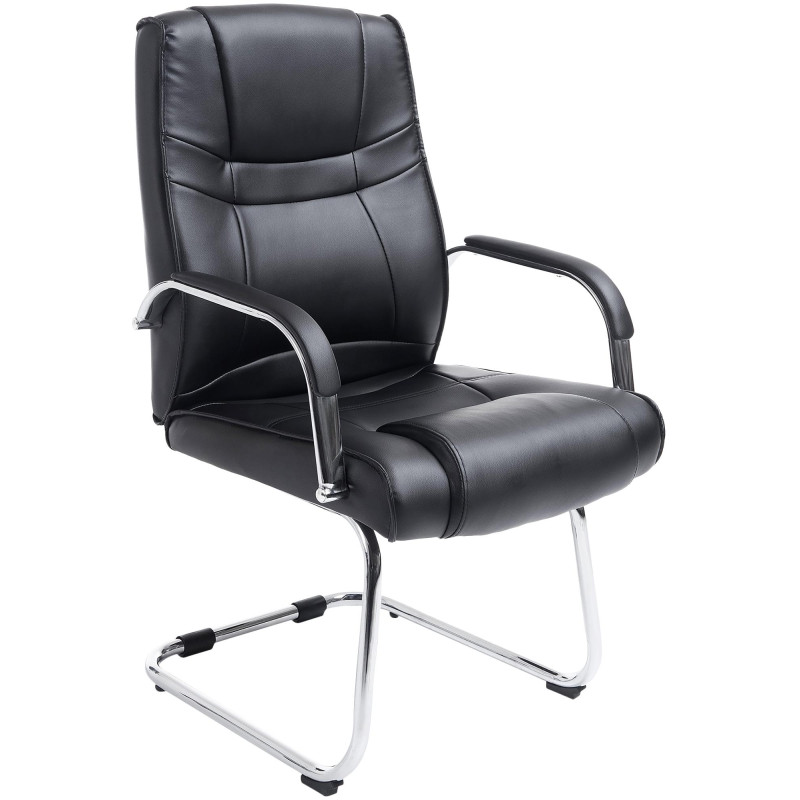 Chaise visiteur Attila | noir