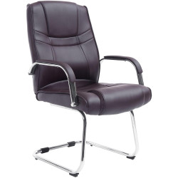 Chaise visiteur Attila | brun