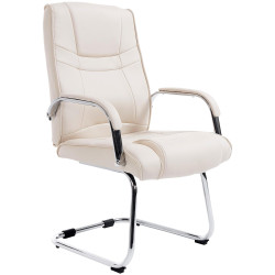 Chaise visiteur Attila | crème