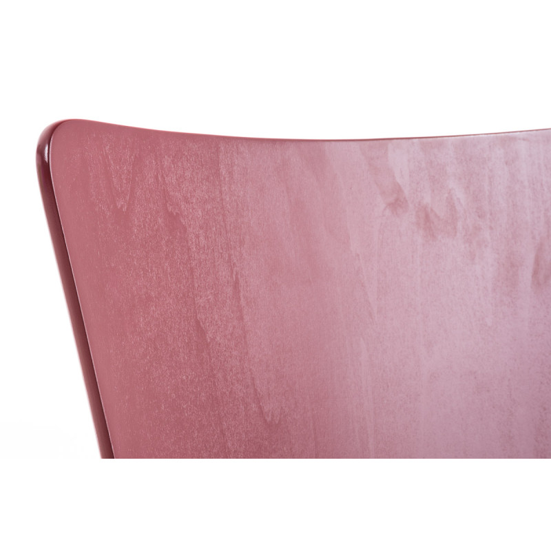 Ensemble de 2 chaises visiteurs Aaron | rouge