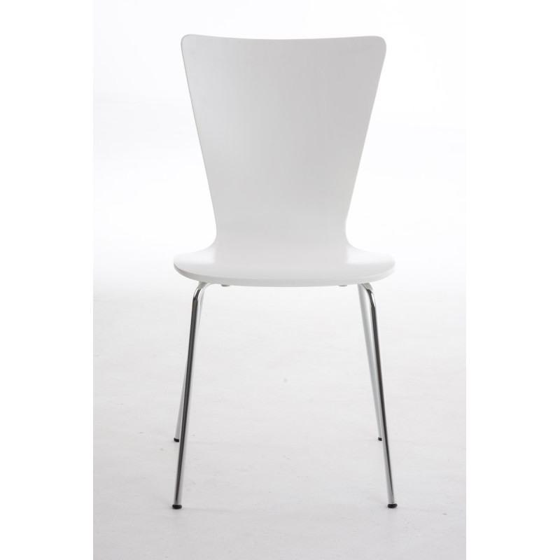 Ensemble de 2 chaises visiteurs Aaron | blanc