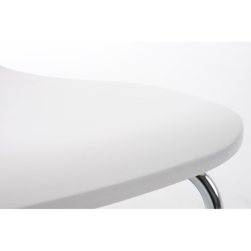 Ensemble de 2 chaises visiteurs Aaron | blanc