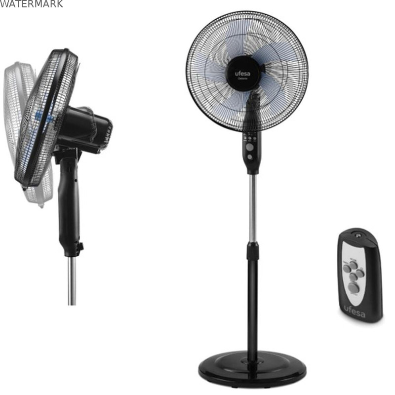 Ventilateur sur Pied UFESA DAKOTA Noir 50 W