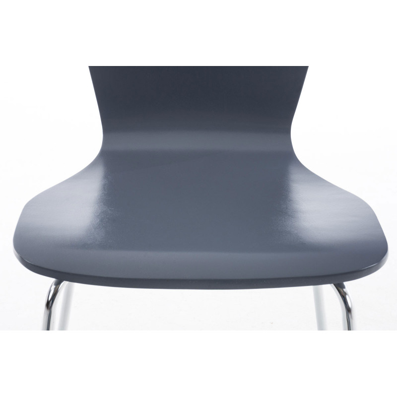 Ensemble de 2 chaises visiteurs Aaron | gris