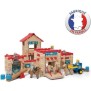 JEUJURA - Le Chateau Fort en bois - Jeu de construction - 300 pieces