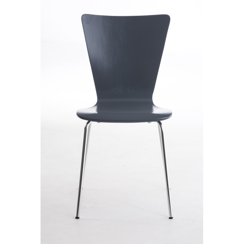 Ensemble de 4 chaises visiteurs Aaron | gris