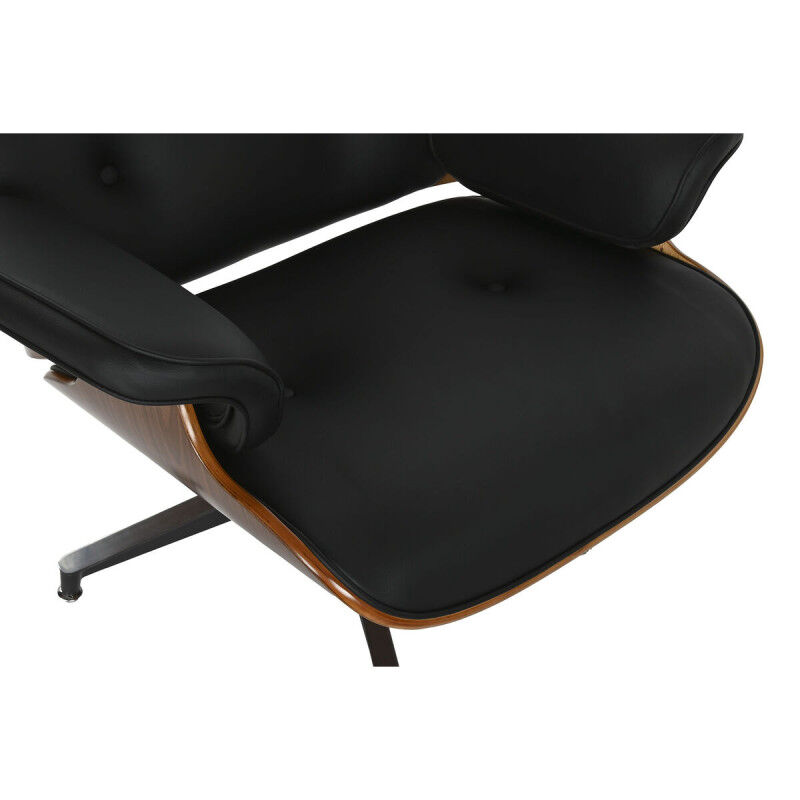 Tabouret de bar Dublin en velours noir