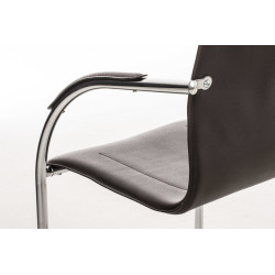 Chaise visiteur Melina V2 | brun