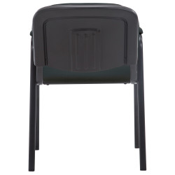Chaise visiteur Ken PRO en tissu | noir