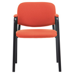 Chaise visiteur Ken PRO en tissu | rouge