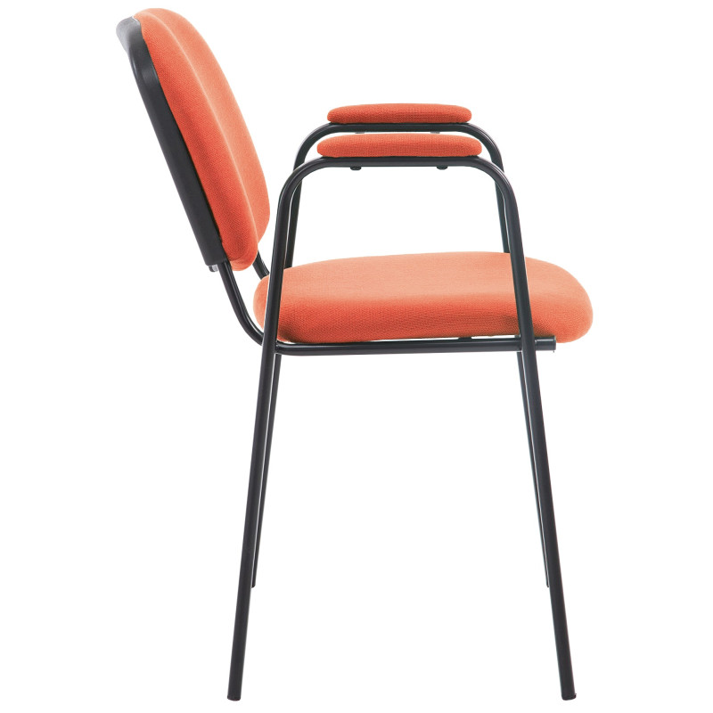 Chaise visiteur Ken PRO en tissu | rouge