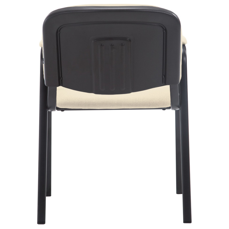Chaise visiteur Ken PRO en tissu | crème