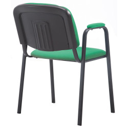 Chaise visiteur Ken PRO en tissu | vert