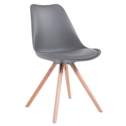 Chaise visiteur Toulouse Natura Ronde | gris