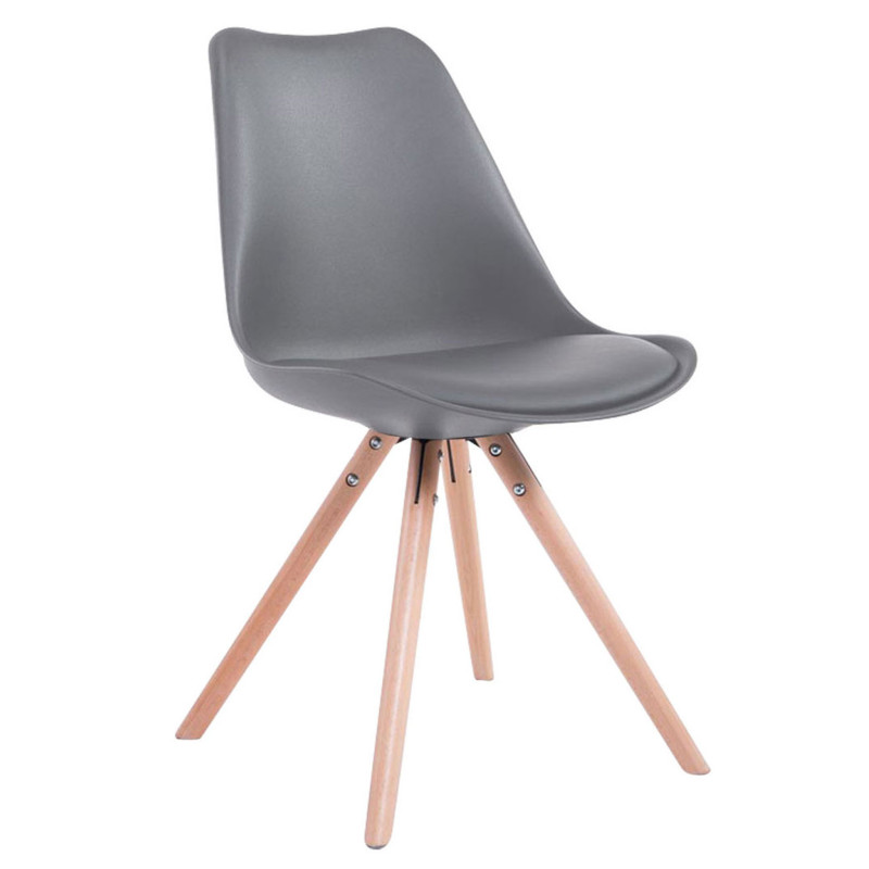 Chaise visiteur Toulouse Natura Ronde | gris