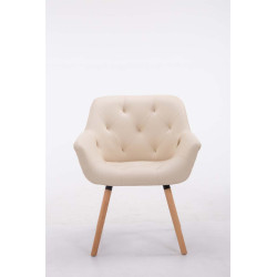 Chaise visiteur Cassidy natura | crème