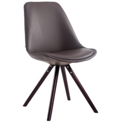 Chaise visiteur Laval Cappuccino Ronde | brun
