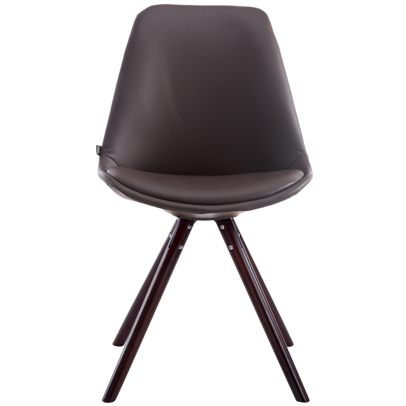 Chaise visiteur Laval Cappuccino Ronde | brun