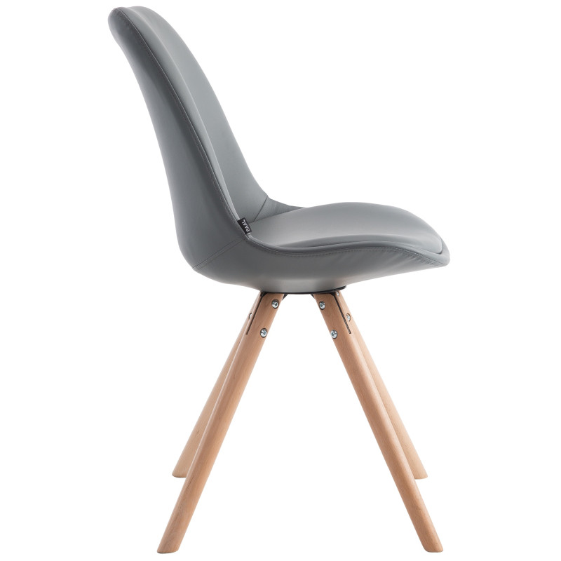 Chaise visiteur Laval Natura Ronde | gris