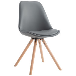 Chaise visiteur Laval Natura Ronde | gris
