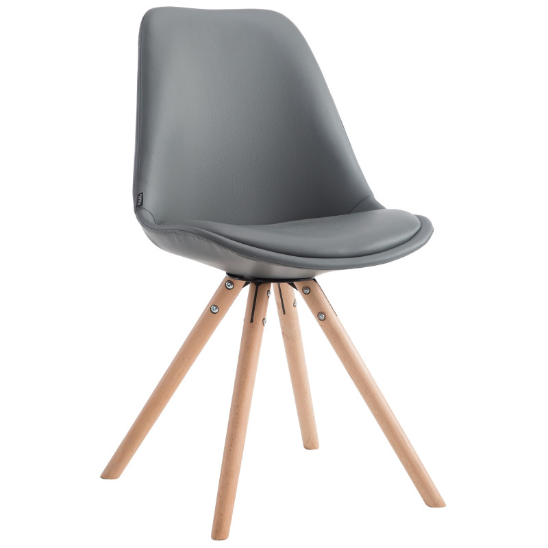 Chaise visiteur Laval Natura Ronde | gris