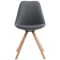Chaise visiteur Laval Natura Ronde | gris