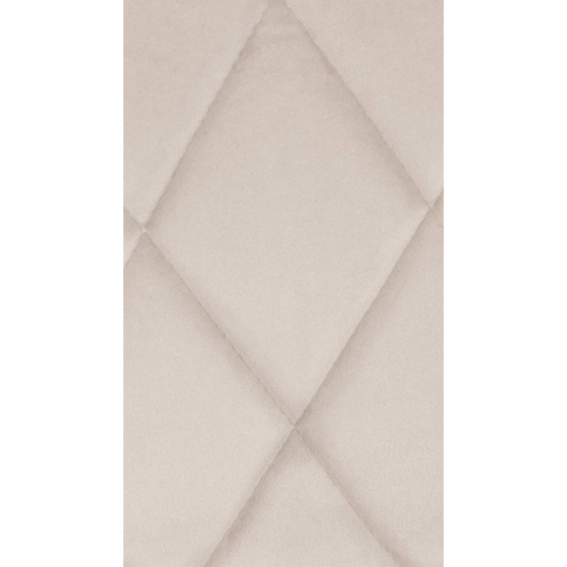 Sgabello da bar Lazio Velvet crema,cromo