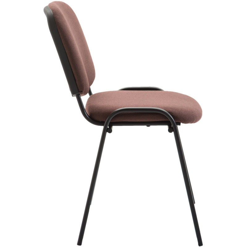 Chaise visiteur Ken V2 en tissu | brun
