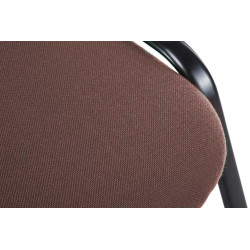 Chaise visiteur Ken V2 en tissu | brun