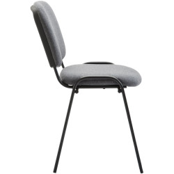 Chaise visiteur Ken V2 en tissu | gris