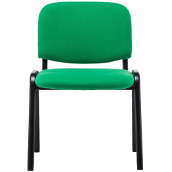Chaise visiteur Ken V2 en tissu | vert