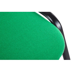Chaise visiteur Ken V2 en tissu | vert