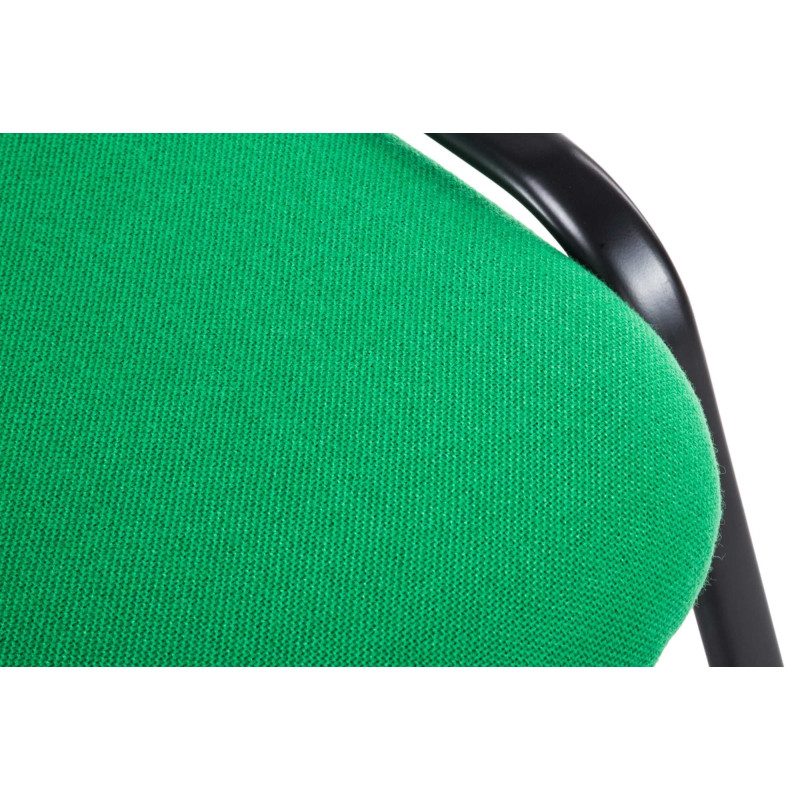 Chaise visiteur Ken V2 en tissu | vert