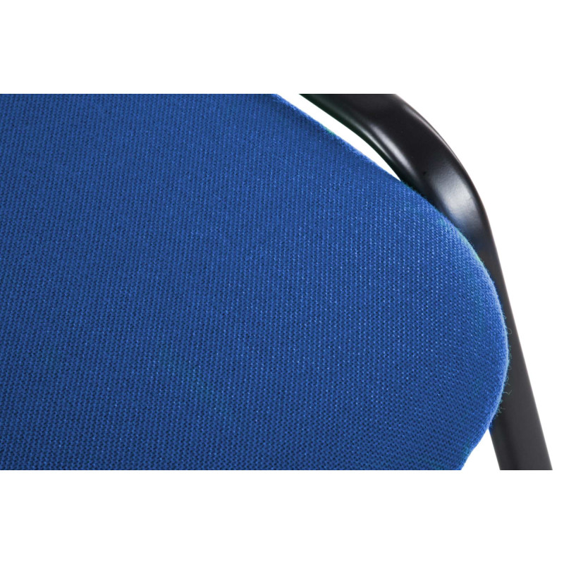 Chaise visiteur Ken V2 en tissu | bleu