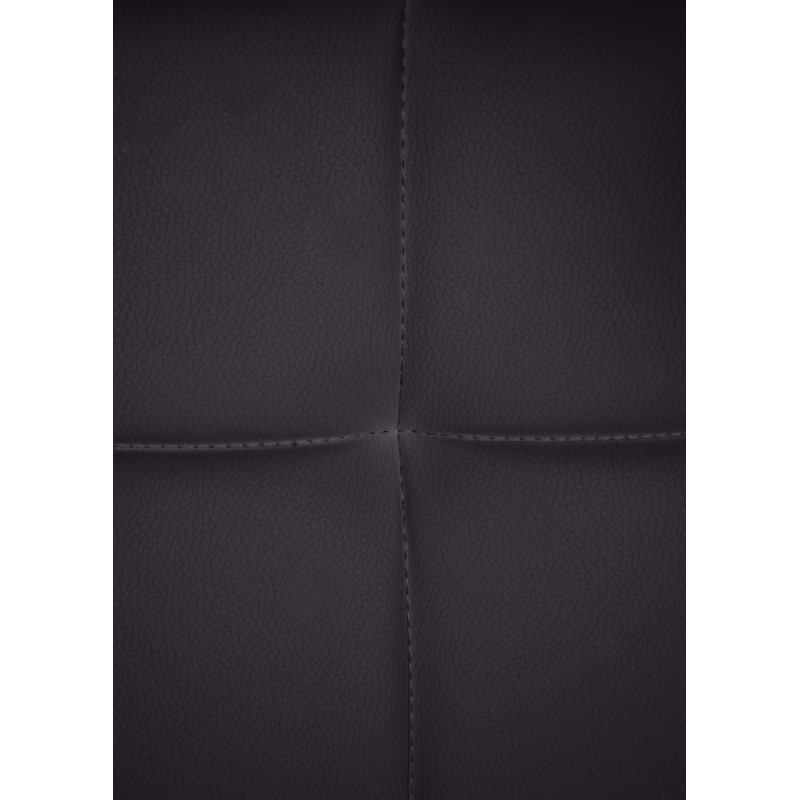 Chaise visiteur Canada B en cuir artificiel | noir