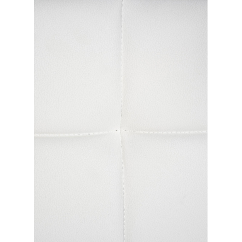 Chaise visiteur Canada B en cuir artificiel | blanc