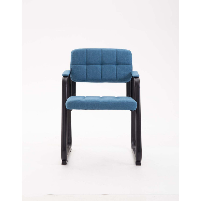 Chaise visiteur en tissu Canada B | bleu