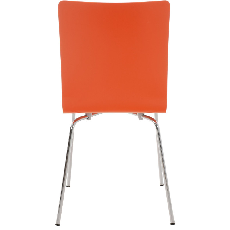 Ensemble de 4 chaises visiteurs Pepe | orange
