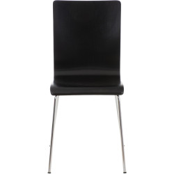 Ensemble de 4 chaises visiteurs Pepe | noir