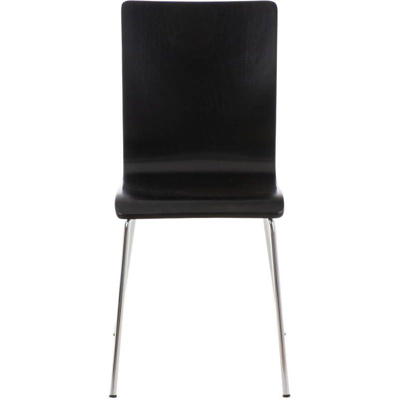 Ensemble de 4 chaises visiteurs Pepe | noir