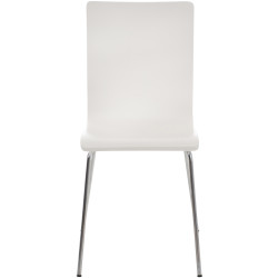 Ensemble de 4 chaises visiteurs Pepe | blanc