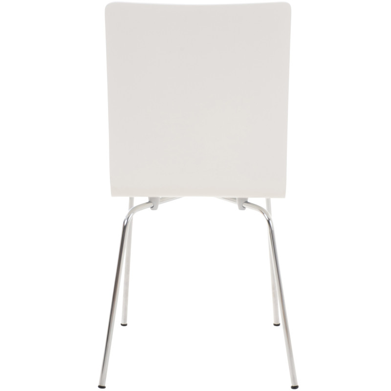 Ensemble de 4 chaises visiteurs Pepe | blanc