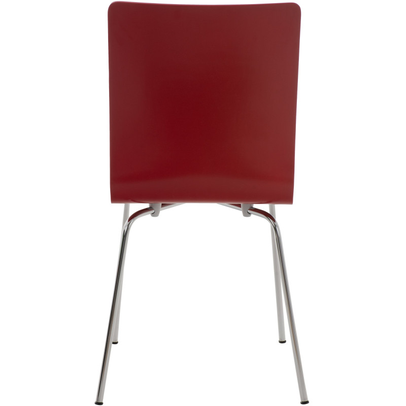 Ensemble de 4 chaises visiteurs Pepe | rouge