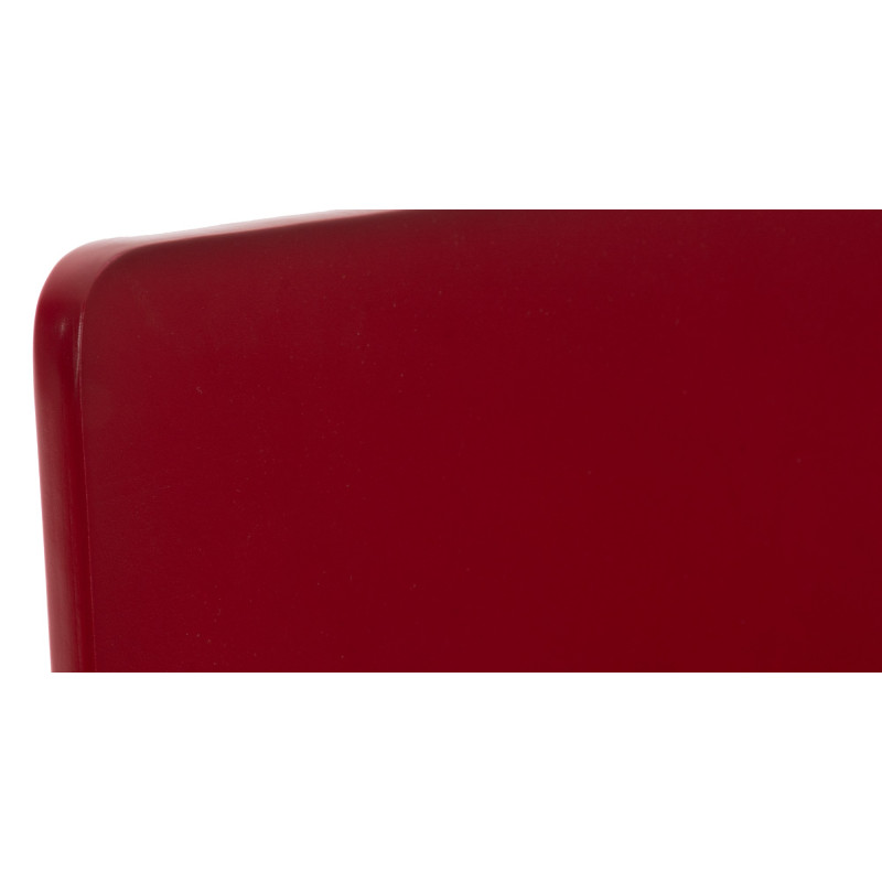 Ensemble de 4 chaises visiteurs Pepe | rouge