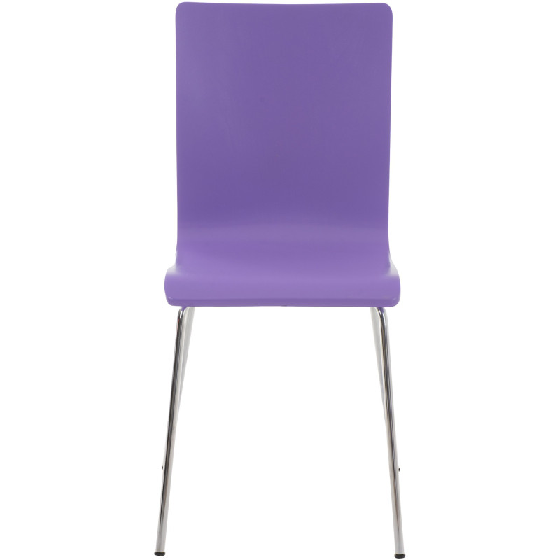 Ensemble de 4 chaises visiteurs Pepe | violet