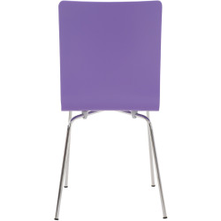 Ensemble de 4 chaises visiteurs Pepe | violet