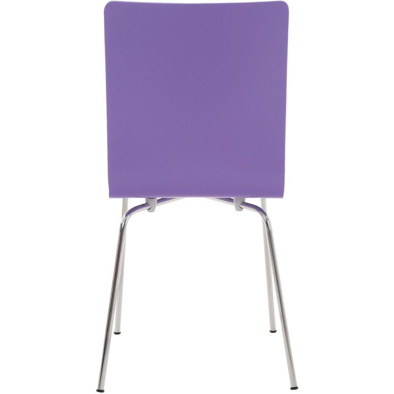 Ensemble de 4 chaises visiteurs Pepe | violet